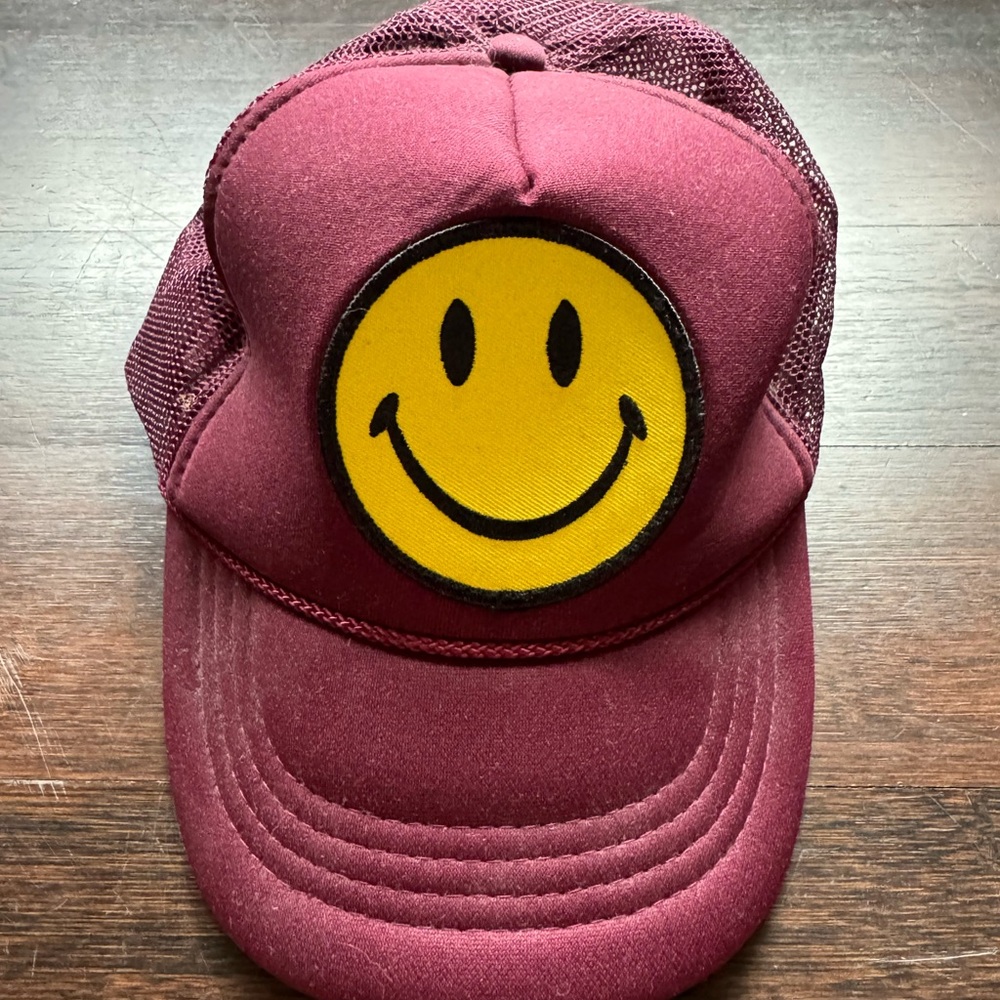 Aviator Nation Smiley Vintage Trucker Hat